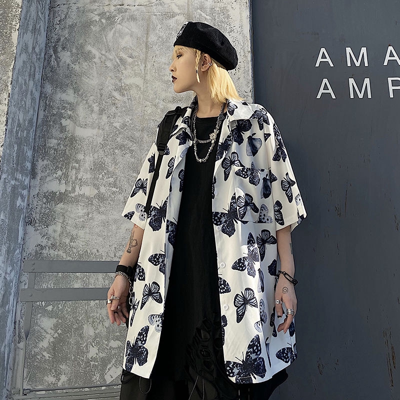 Áo Sơ Mi Tay Ngắn Dáng Rộng Phong Cách Thời Trang Hàn Quốc Cho Nam Giới 165826 | BigBuy360 - bigbuy360.vn