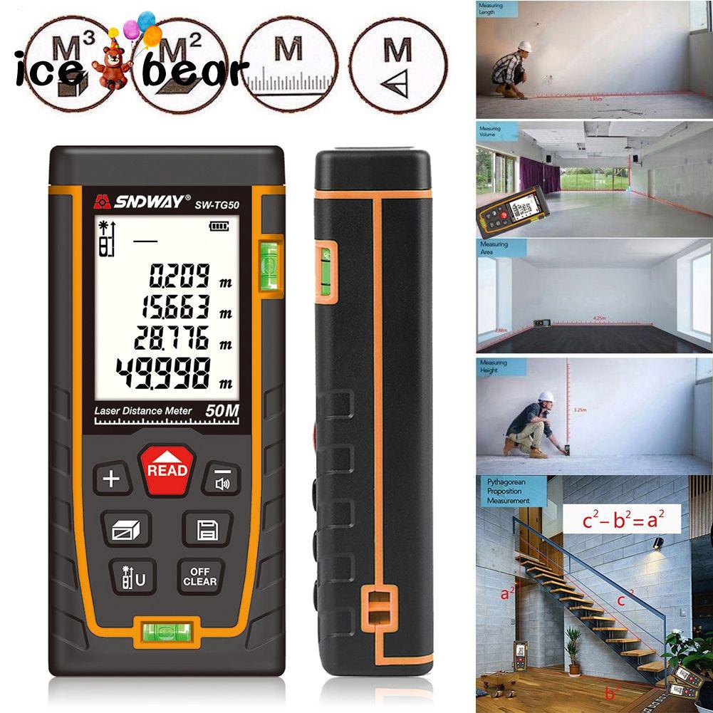 Thước Đo Khoảng Cách Bằng Laser 50M Tiện Dụng