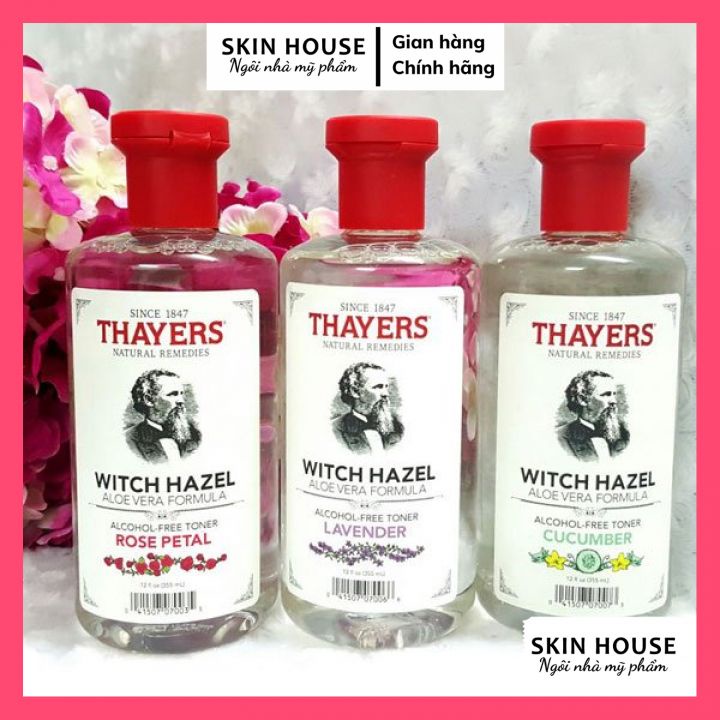 Nước hoa hồng không cồn Thayer - Toner Thayer Alcohol Free Witch Hazel 355ml