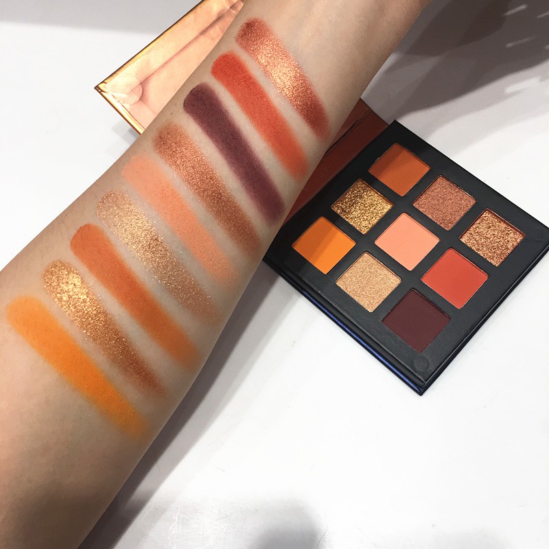 Bảng phấn mắt mờ 9 màu BEAUTY GLAZED 15 sắc độ tùy chọn