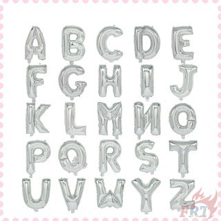 Bóng chữ cái màu bạc size 16 inch