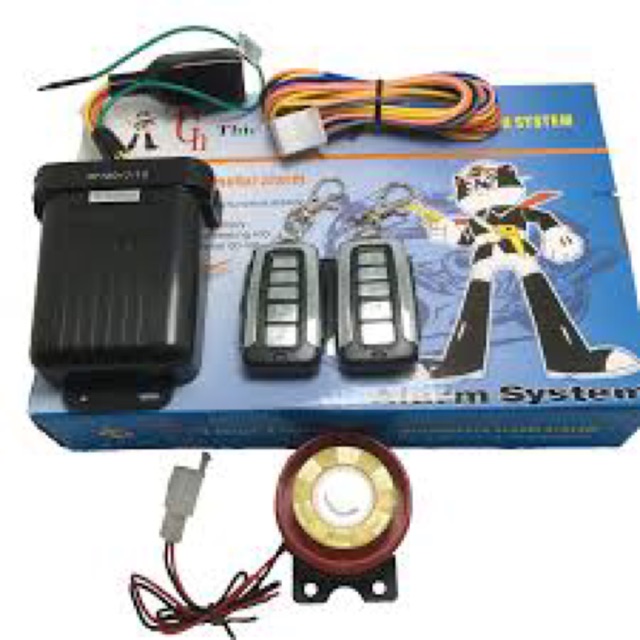 Chống trộm 5 nút 2 remote