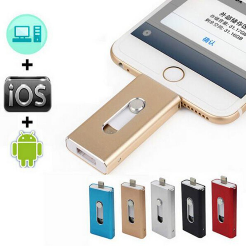 OTG USB 128 GB cho iphone ipad mac,Android,PC