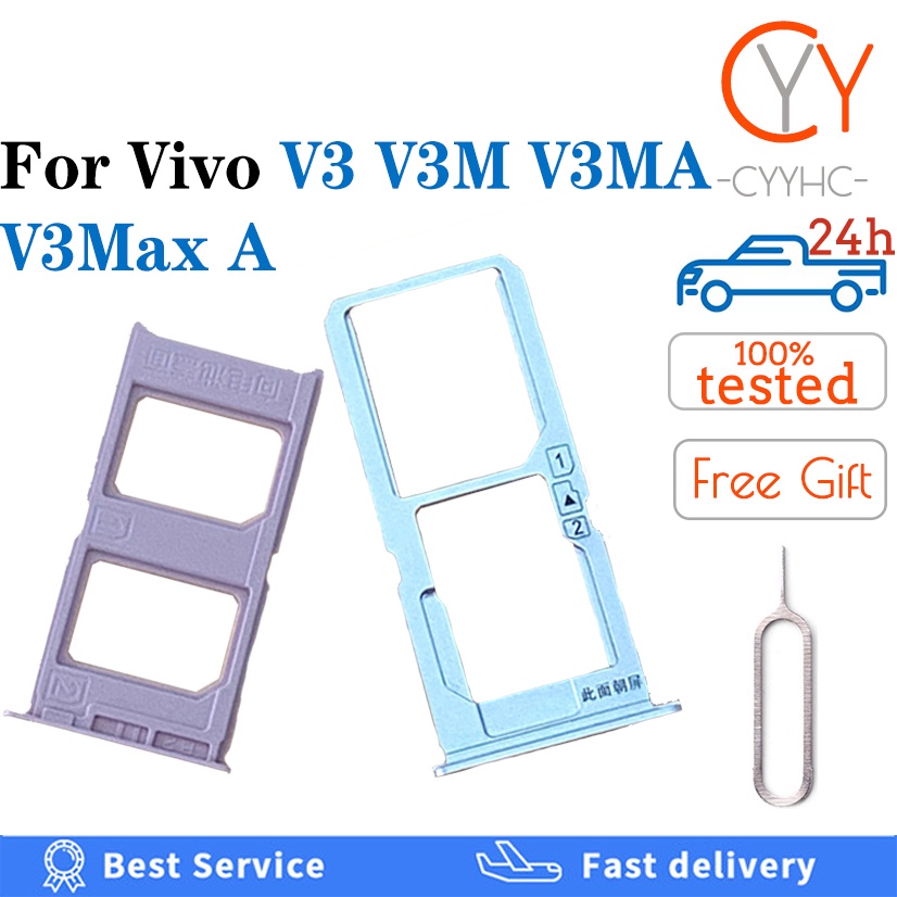 Khay Đựng Sim / Thẻ Nhớ Micro Sd Cho Vivo V3 M Ma Max A / V3M V3Ma V3Max V3Maxa