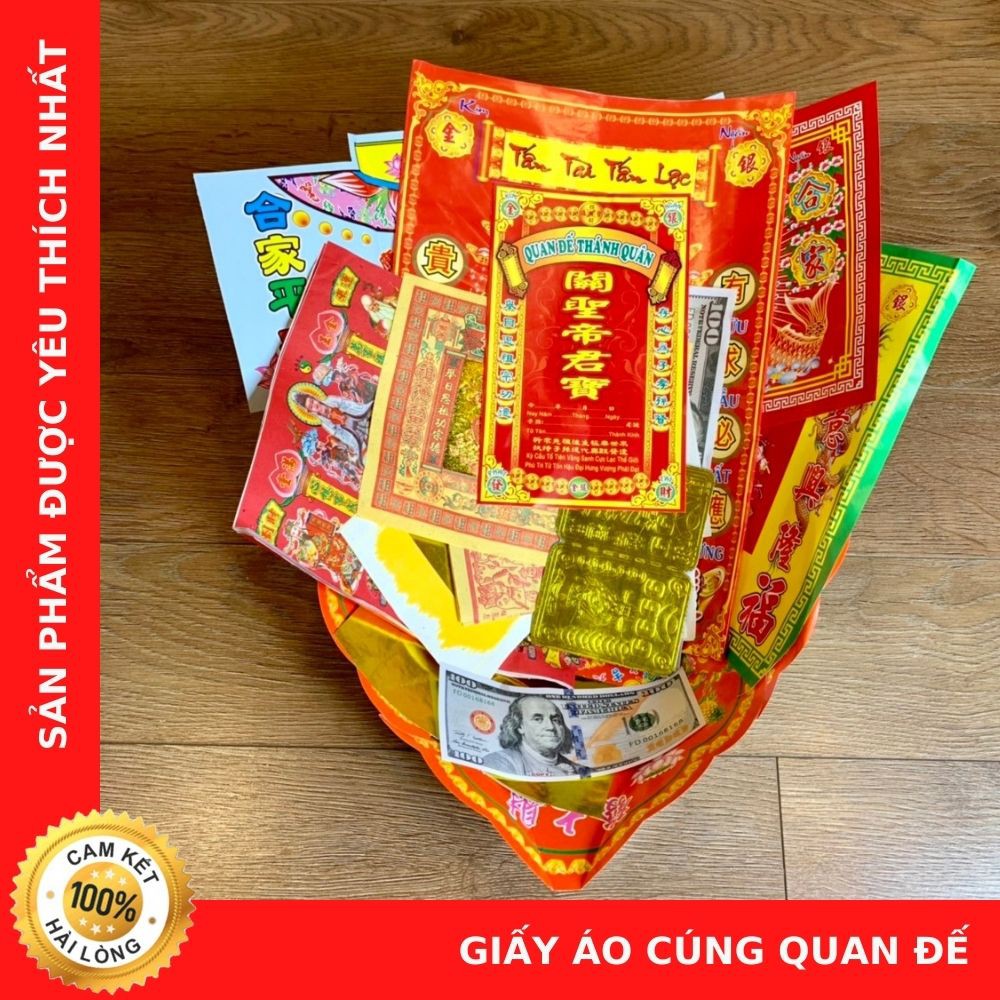 Giấy Áo Cúng Quan Đế Thánh Quân - Cửa Hàng Vàng Mã Chú Sa Di Hoan Hỉ