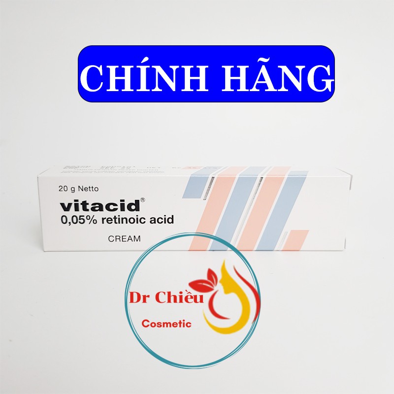 Tretinoin Vitacid 0.025% ⚜️CHÍNH HÃNG⚜️ Vitacid Retinoic 0,05% - Vitacid Tretinoin 0.1% -  Kem hỗ trợ giảm mụn | BigBuy360 - bigbuy360.vn