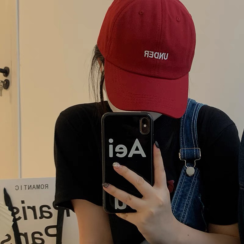 Mũ Lưỡi Trai Vải Mềm In Chữ Thời Trang Cho Nam Và Nữ