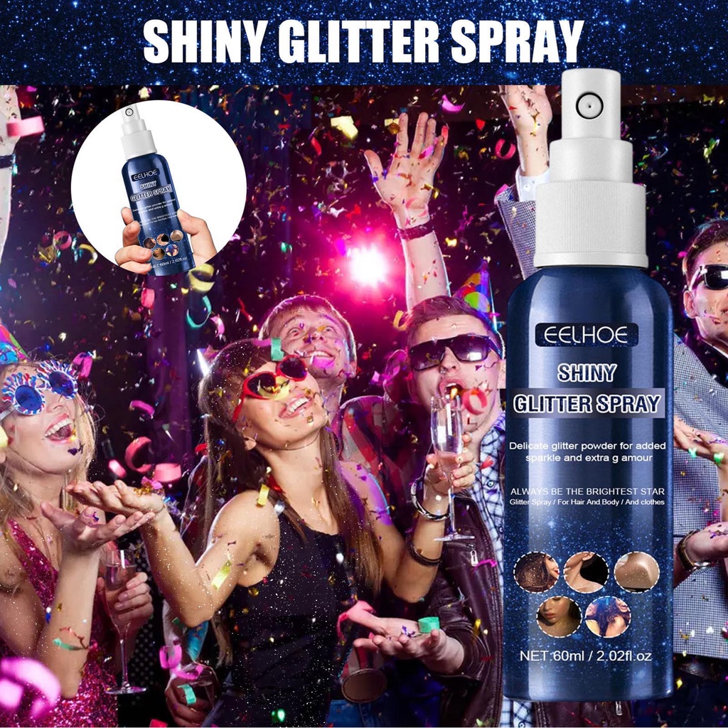 Hộp Sequin Lấp Lánh Dùng Trang Trí Cơ Thể Dịp Halloween