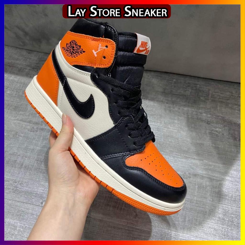 Giày thể thao Jordan cao đen trắng, Giày air Jodan 1 high panda cao nam nữ dễ phối đồ cực hot Full Box Bill -LAYST