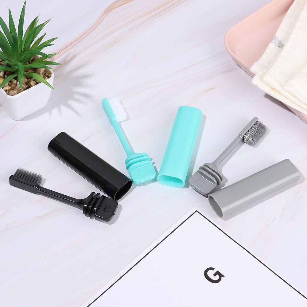 Bàn Chải Đánh Răng Lông Mềm Có Thể Gấp Gọn Dùng Đi Cắm Trại / Leo Núi