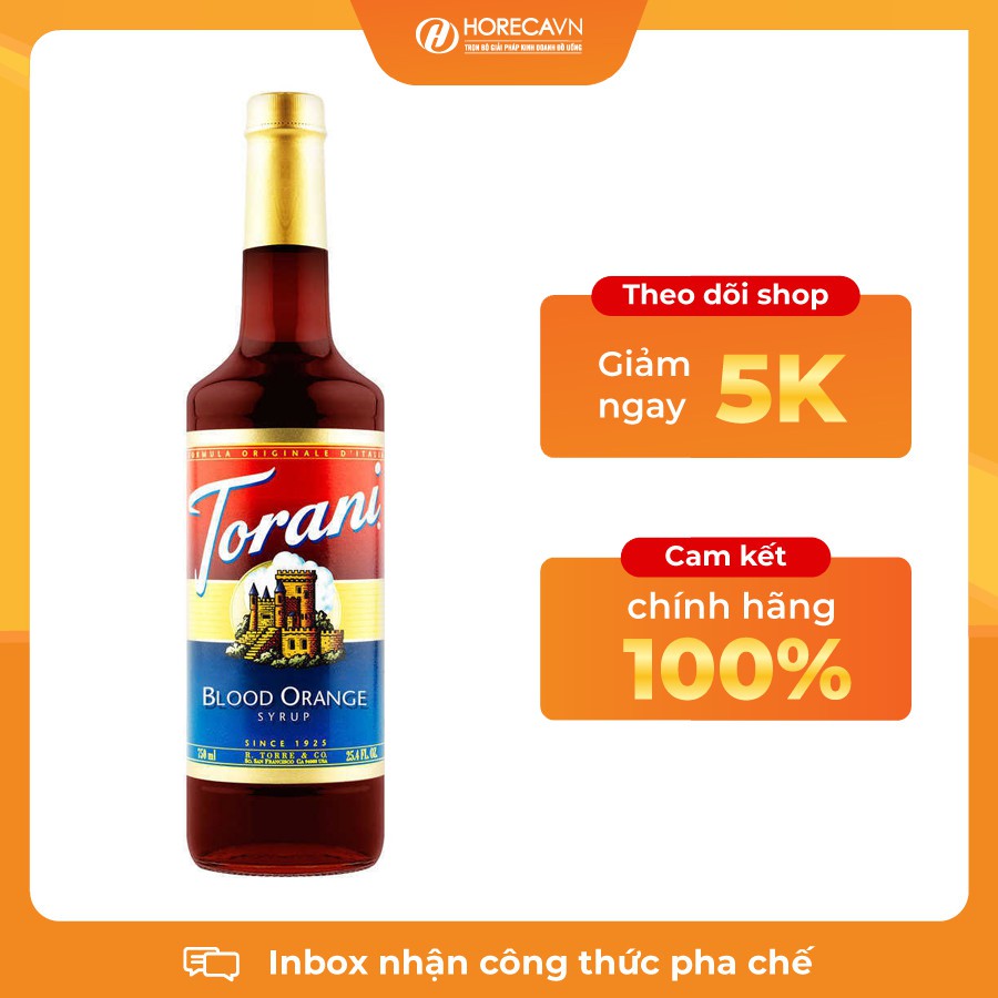 Syrup Torani Các Vị - Hàng Chính Hãng, Có giấy VSATTP
