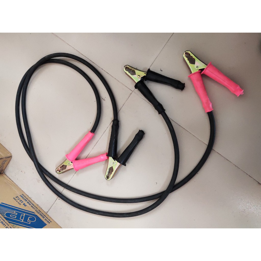 Bộ dây cáp câu bình ắc quy 12V, 24V Dài 1m7/sợi, dây cáp to M25 loại 1, hàng có sẵn sll, cam kết chất lượng