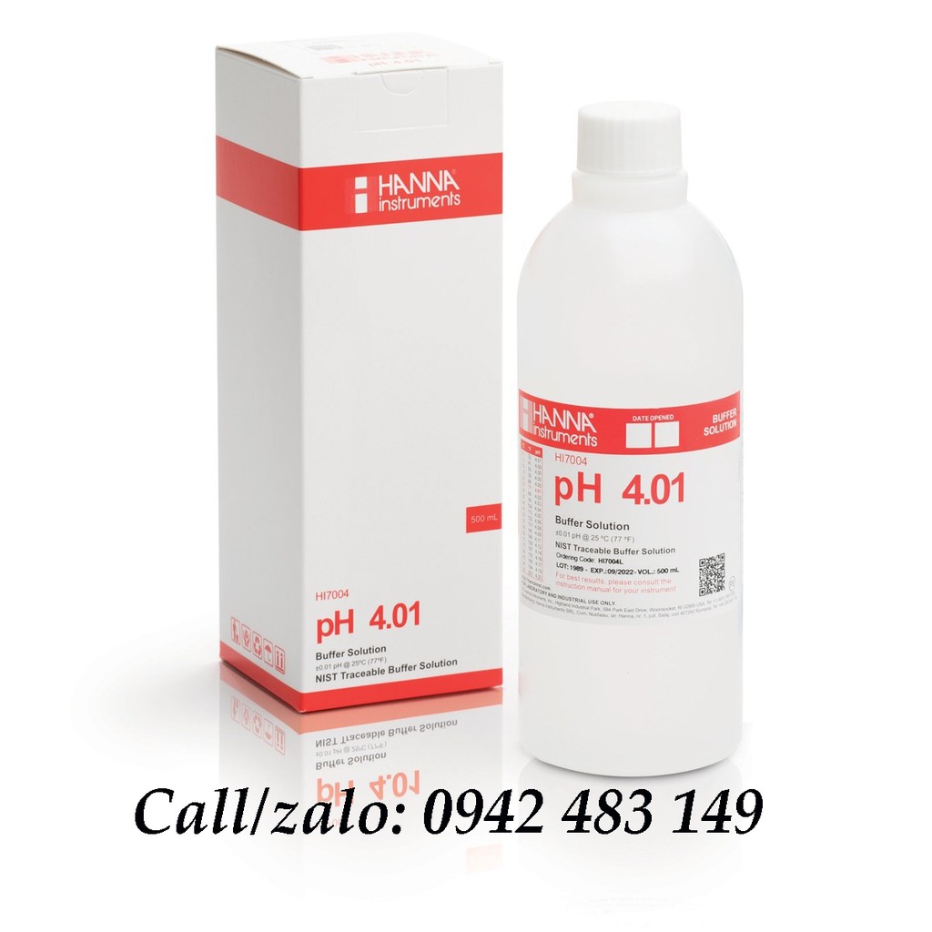 Dung dịch hiệu chuẩn - Dung dịch pH 4