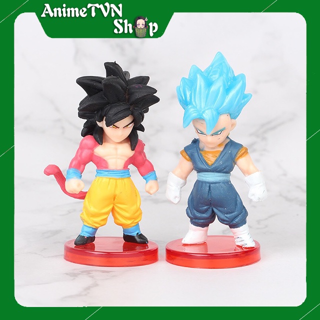 (Có lẻ) Mô hình nhựa mẫu nhỏ Anime Manga Dragon Ball - 7 viên ngọc rồng - Chibi dễ thương 6~7cm (Loại 3 - Rẻ)