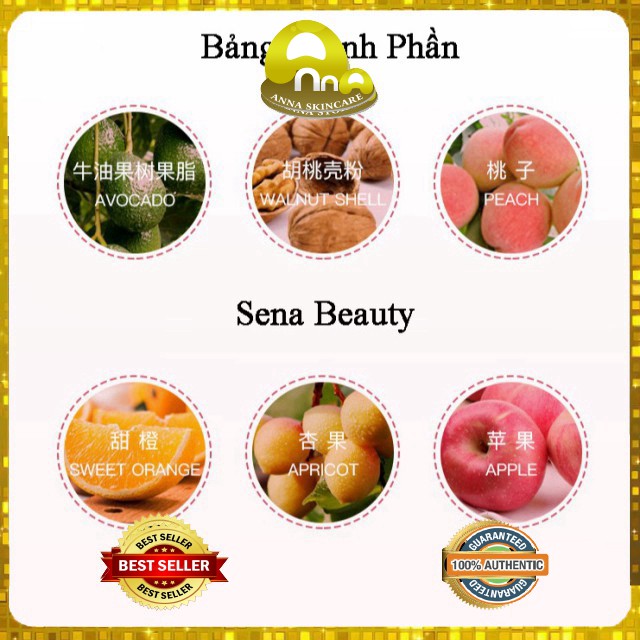 [100% SÁNG MỊN DA] Kem Tẩy Da Chết Peach Clear Body Scrub 200ML, Trị Mụn, Dưỡng Ẩm, Làm Đẹp Da Cam Kết Chất Lượng -Anna | BigBuy360 - bigbuy360.vn