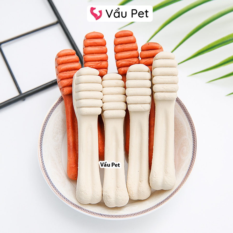 Xương gặm cho chó Orgo - Xương canxi cho chó gặm Sạch Răng,Thơm Miệng, Bổ Sung Canxi Vẩu Pet Shop