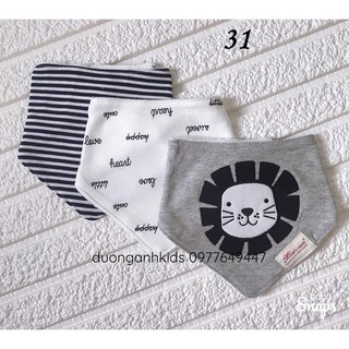 Set 3 yếm tam giác