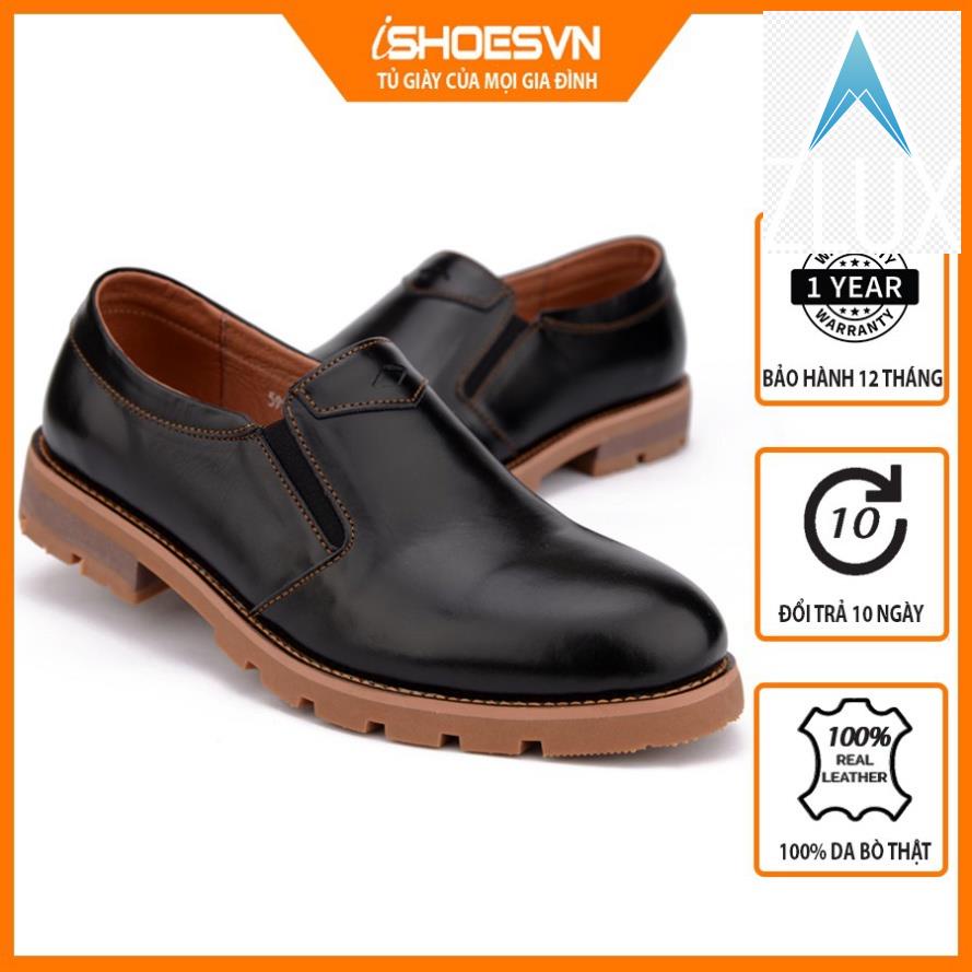 Bán mới Giày lười da bò ISHOESVN IS181 - Giày bụi giày ishoes