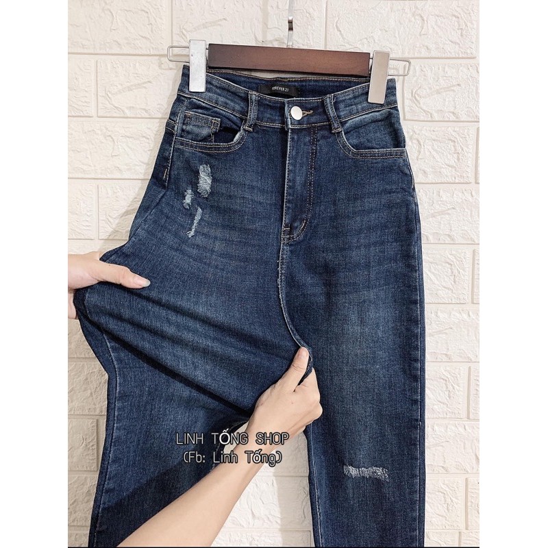 [Mã WASTMAY giảm 15% tối đa 30K đơn 150K] quần jeans ôm đen trơn, xanh siêu cao co giãn tốt, hình thật 100% | BigBuy360 - bigbuy360.vn