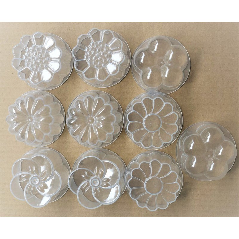 Combo 50 Khuôn Làm Rau Câu Bánh Flan 6,5cm Có Nắp Đậy - BX2022