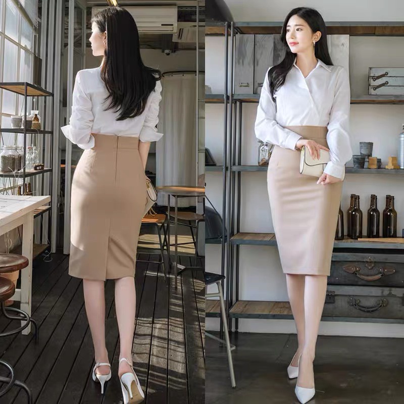 Chân Váy Bút Chì Công Sở Che Gối Chân Váy Dài Che Gối Đẹp Bc68