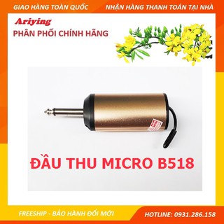 Bộ đầu thu micro không dây Ariying B518 B-518 sóng UHF