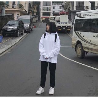 ÁO HOODIE BASIC TRẮNG UNISEX