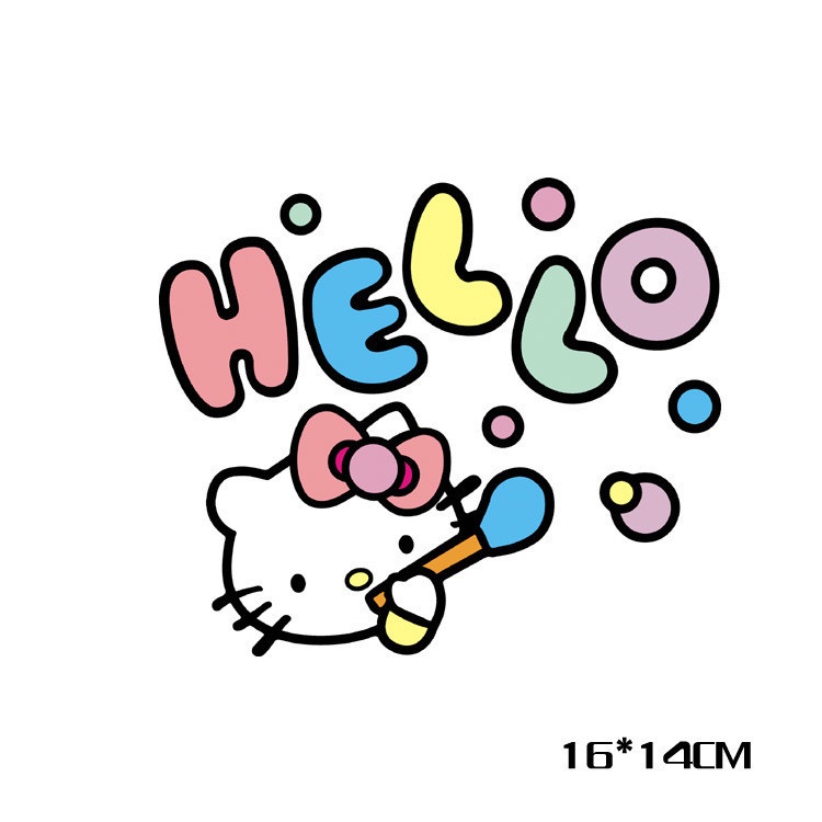 Miếng Dán Phản Quang Trang Trí Xe Hơi Hình Hello Kitty Series 01