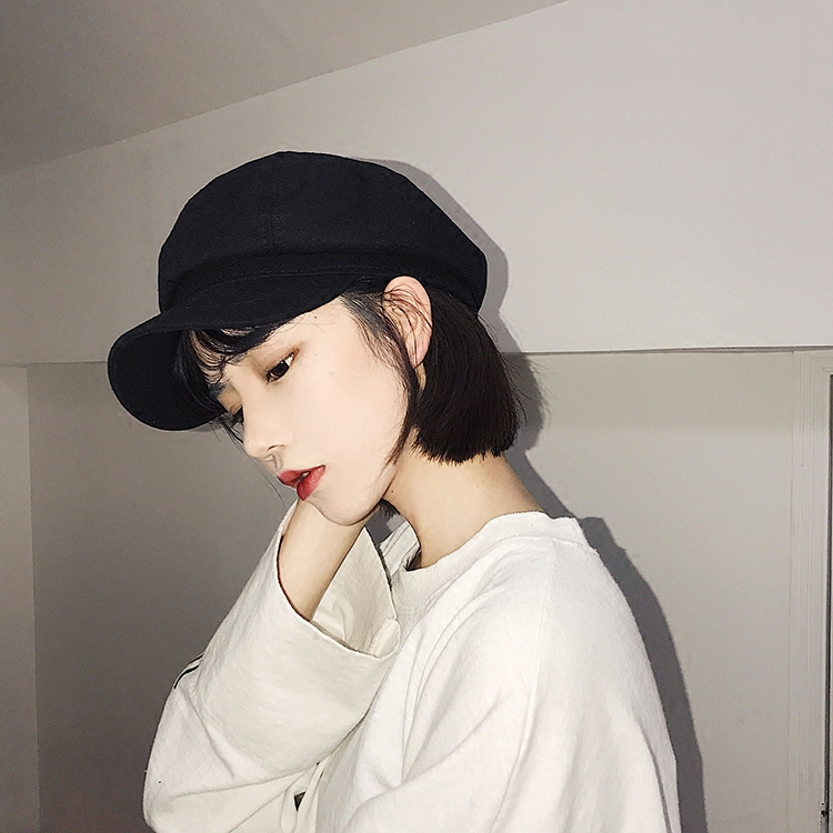 Nón beret phong cách retro Hàn Quốc cho nữ