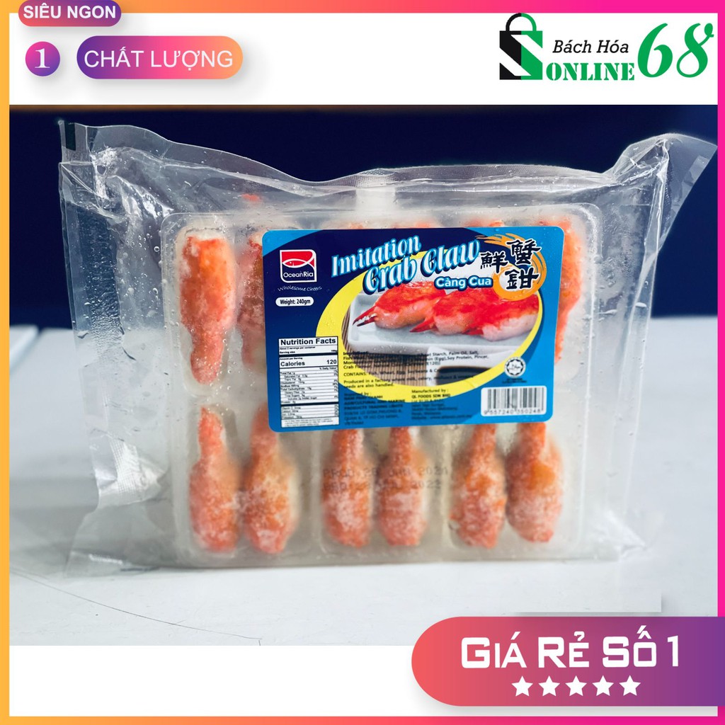 Càng Cua Bách Hoa Malaysia OceanRia 240g