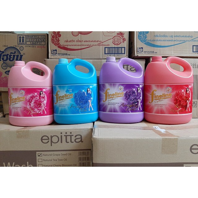 Nước xã làm mềm vải FINELINE can 3500 ml (Hàng xịn)