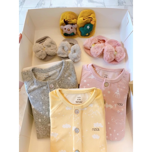 SALE Nous nỉ Nu Velour dày ấm 0-24m