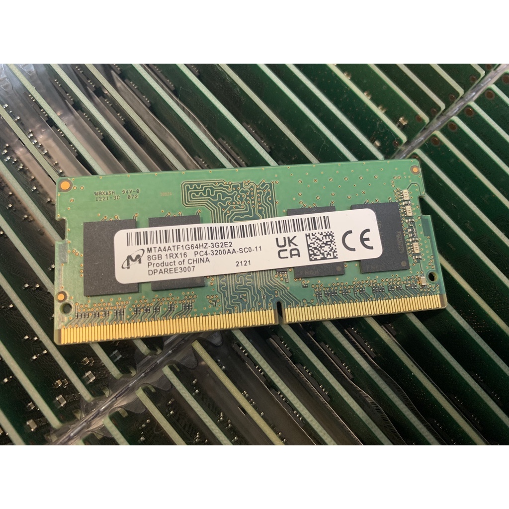 Ram Laptop 8GB 16GB Micron DDR4 Bus 3200MHz SODIMM - BH 3 Năm