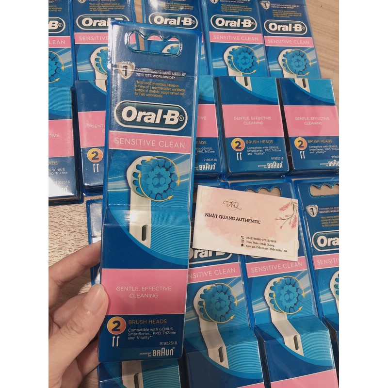 Sét 2 đầu bàn chải thay thế oral B