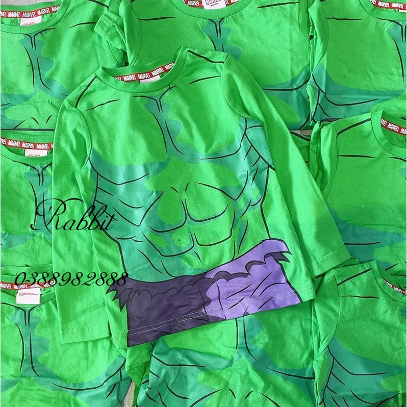 Áo cotton dài tay Marvel