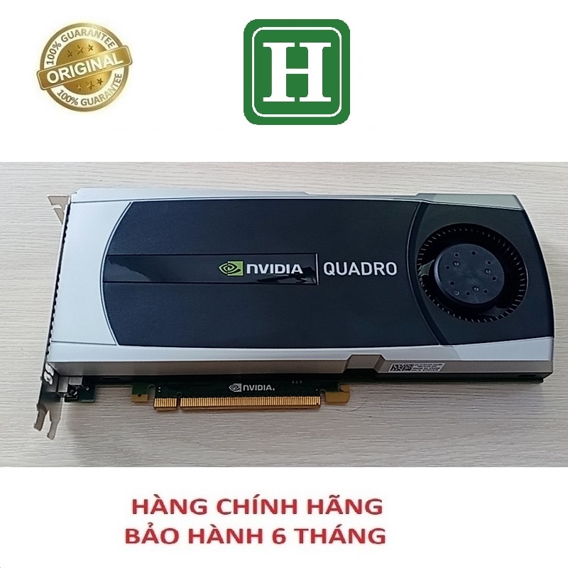 Card màn hình Nvidia Quadro 5000 2.5GB 320-bit GDDR5 chính hãng, bảo hành 6 tháng