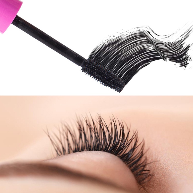 Mascara Đầu Cọ silicone Kháng Nước Không Nhòe Chuốt Mi Dài Và Dày Hơn