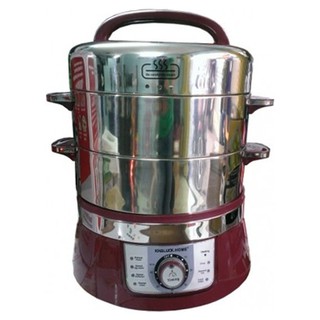Nồi hấp điện 3 tầng Inox Khaluck Home KL-168