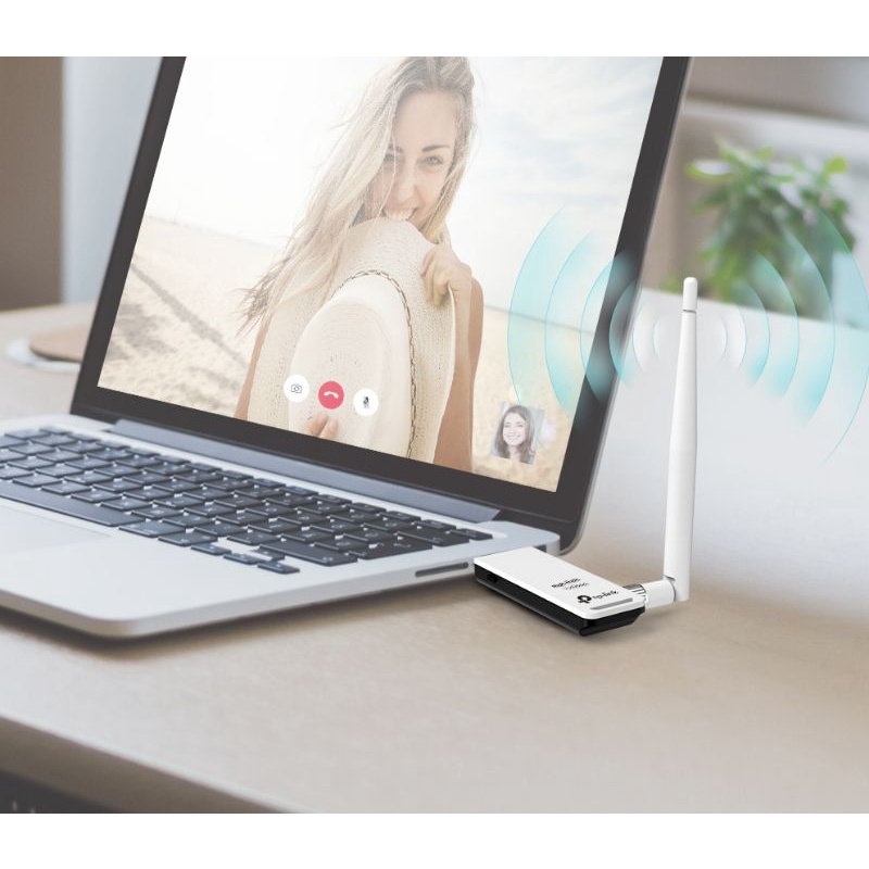 Thu wifi cho máy tính TP-LINK TL-WN722N 150Mbps