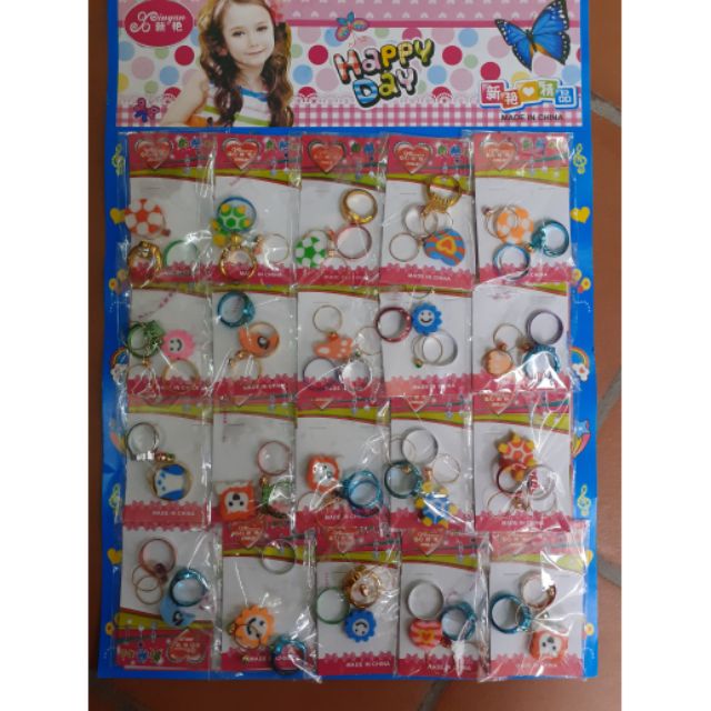 Vỉ nhẫn tẩy vỉ 20 gói