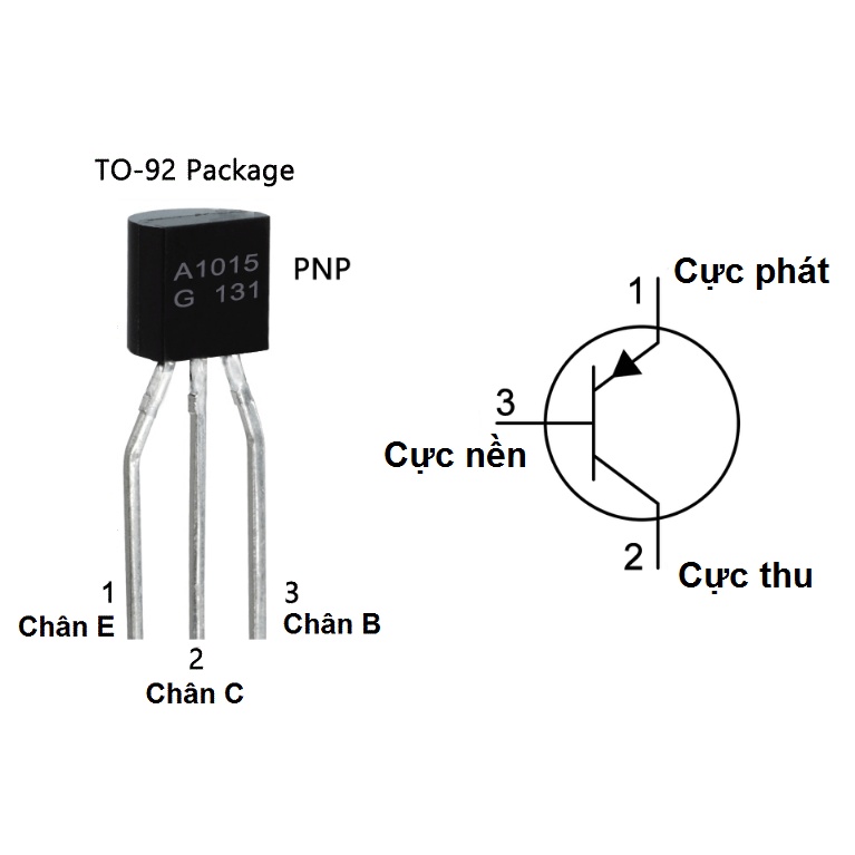 Set 10 transistor PNP 2SA1015 TO-92