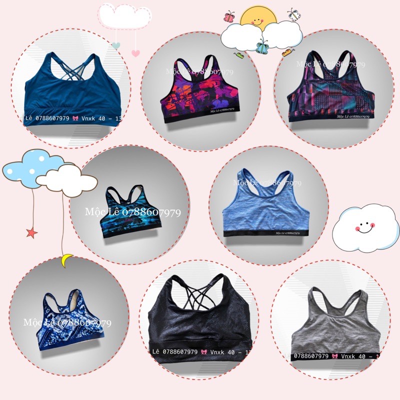 (60-85kg) Áo Bra tập gym yoga bigsize vnxk thun poly dày co dãn tốt sport bra