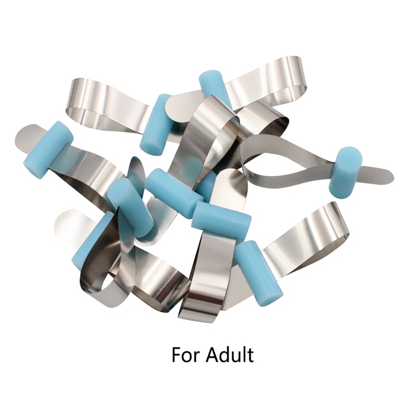 Set 20 Tấm Lót Định Hình Răng Bằng Kim Loại Cho Người Lớn / Trẻ Em