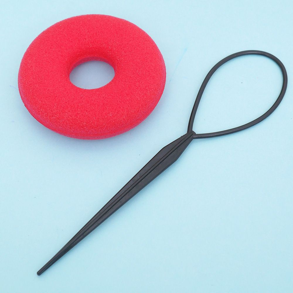 Mút hình tròn tạo tóc kiểu công chúa