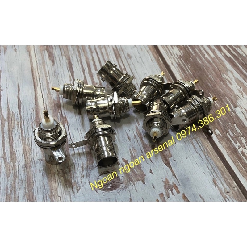 rắc BNC cái hàn máy và BNC cái vít dây