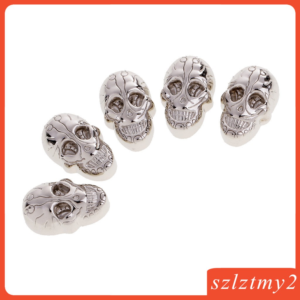 Set 5 Đinh Tán Đầu Lâu Phong Cách Punk Cho Túi Xách / Giày Da