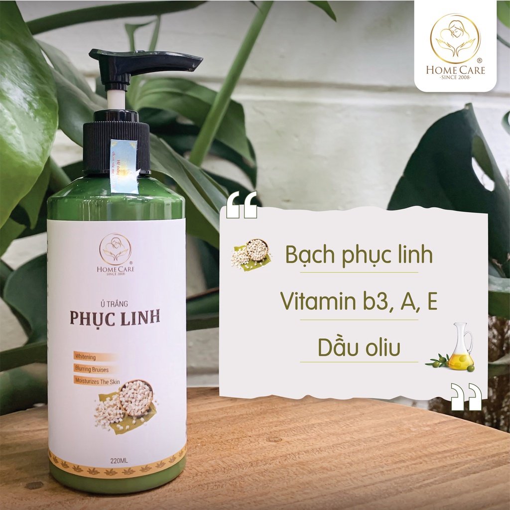 Ủ trắng body Phục Linh Home Care 220ml