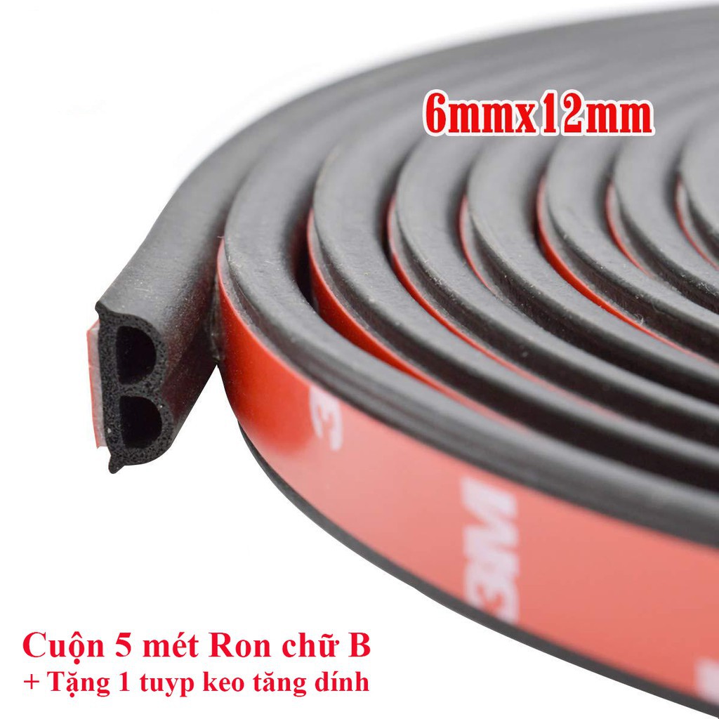 🔥HCM-Gioăng cao su chống ồn xe hơi-loại chữ B