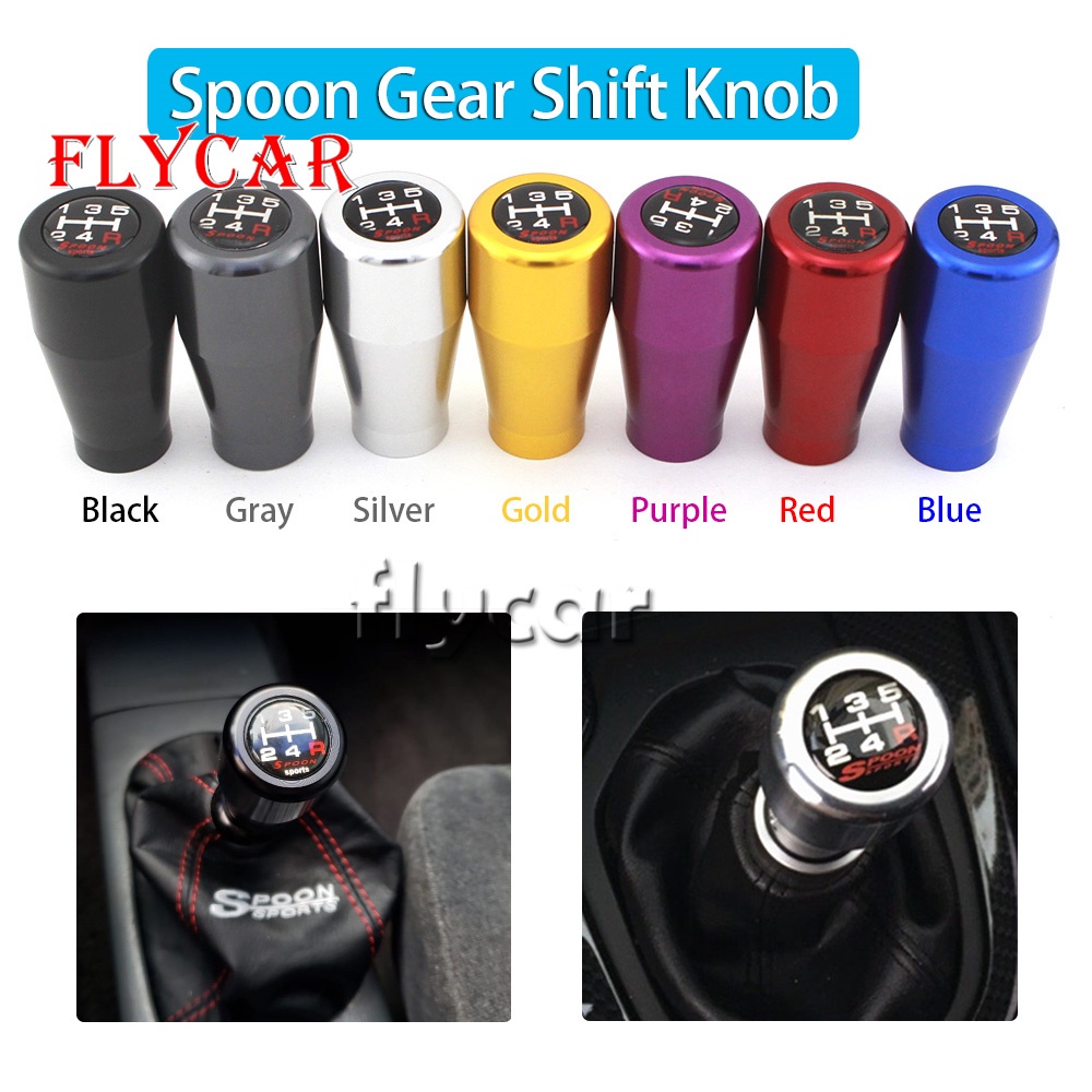 Núm Gạt Cần Số 5 Tốc Độ Bằng Nhôm Thông Dụng Cho Xe Hơi