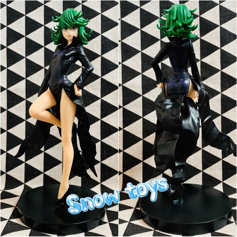 Mô hình One Punch Man - Saitama áo choàng hói mặt ngầu - Tatsumaki lốc xoáy kinh hoàng - Cao 21cm~23cm